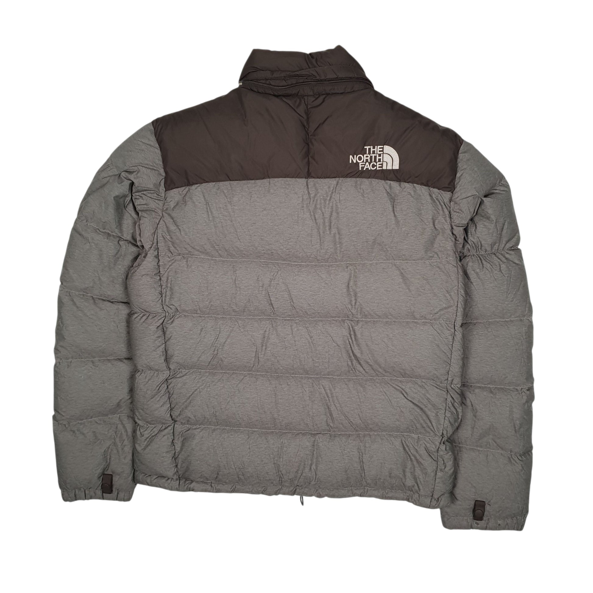 Mens Grey The North Face Nuptse  Coat
