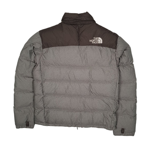 Mens Grey The North Face Nuptse  Coat