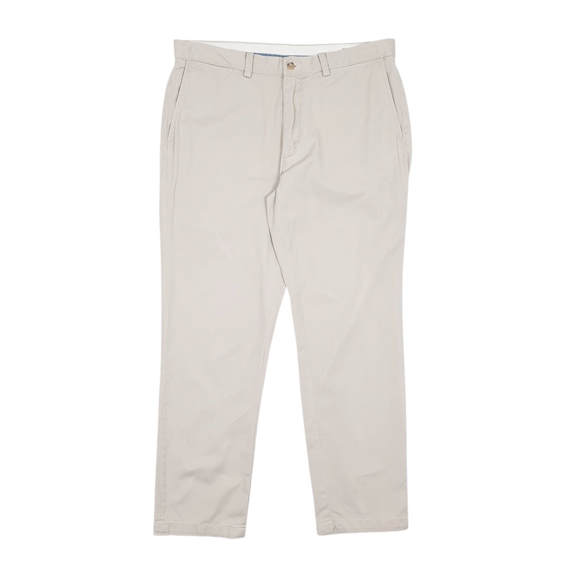 Mens Cream Polo Ralph Lauren Classic Fit Chino Trousers
