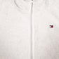 Womens White Tommy Hilfiger Sherpa Full Zip Jumper