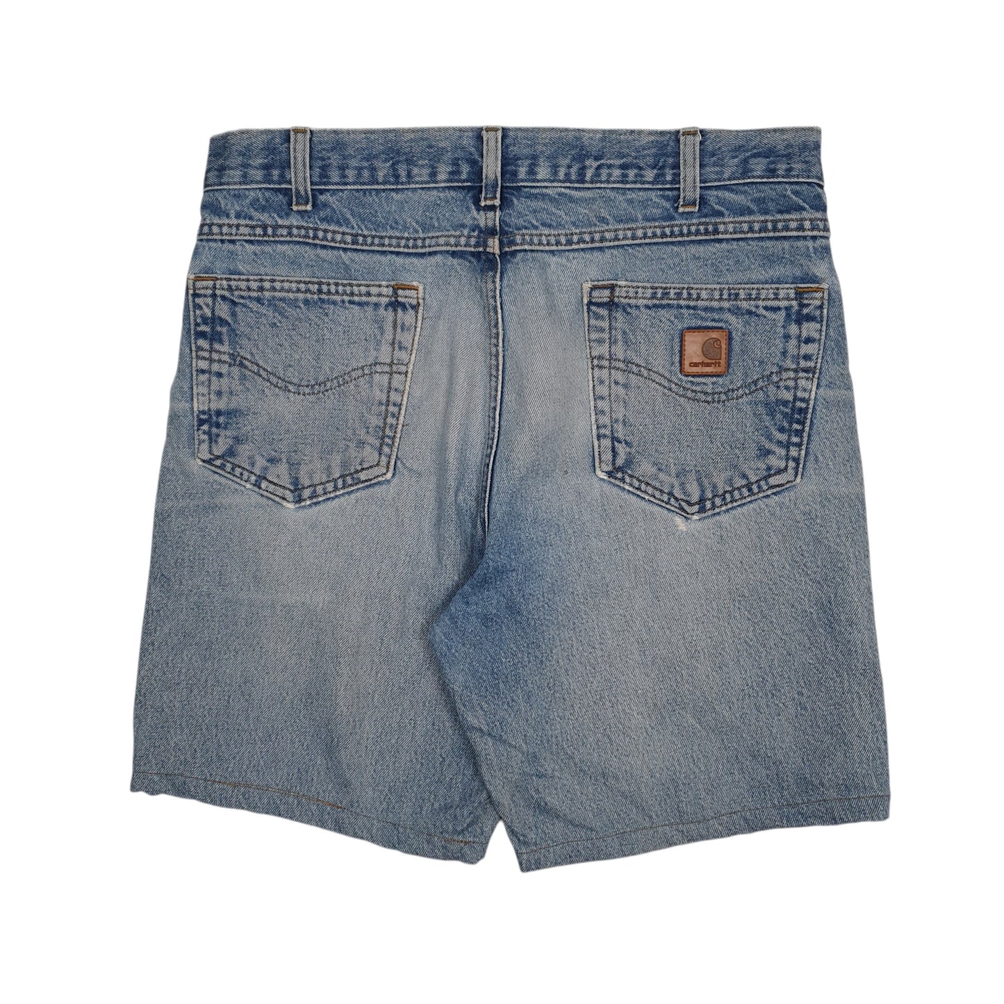 Mens Blue Carhartt   Shorts