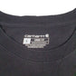 Mens Black Carhartt   T Shirt