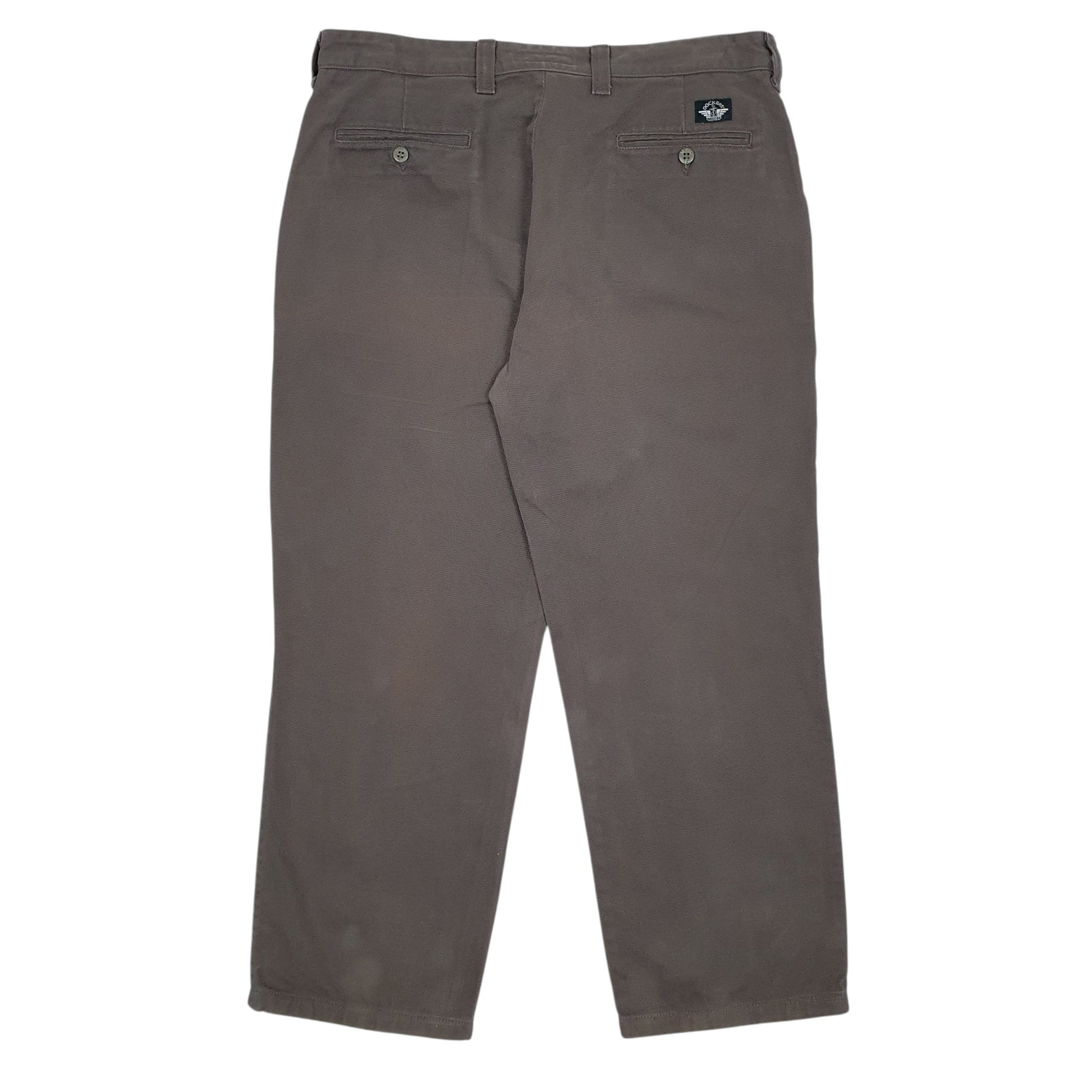 Mens Grey Dockers Vintage Khakis  Trousers