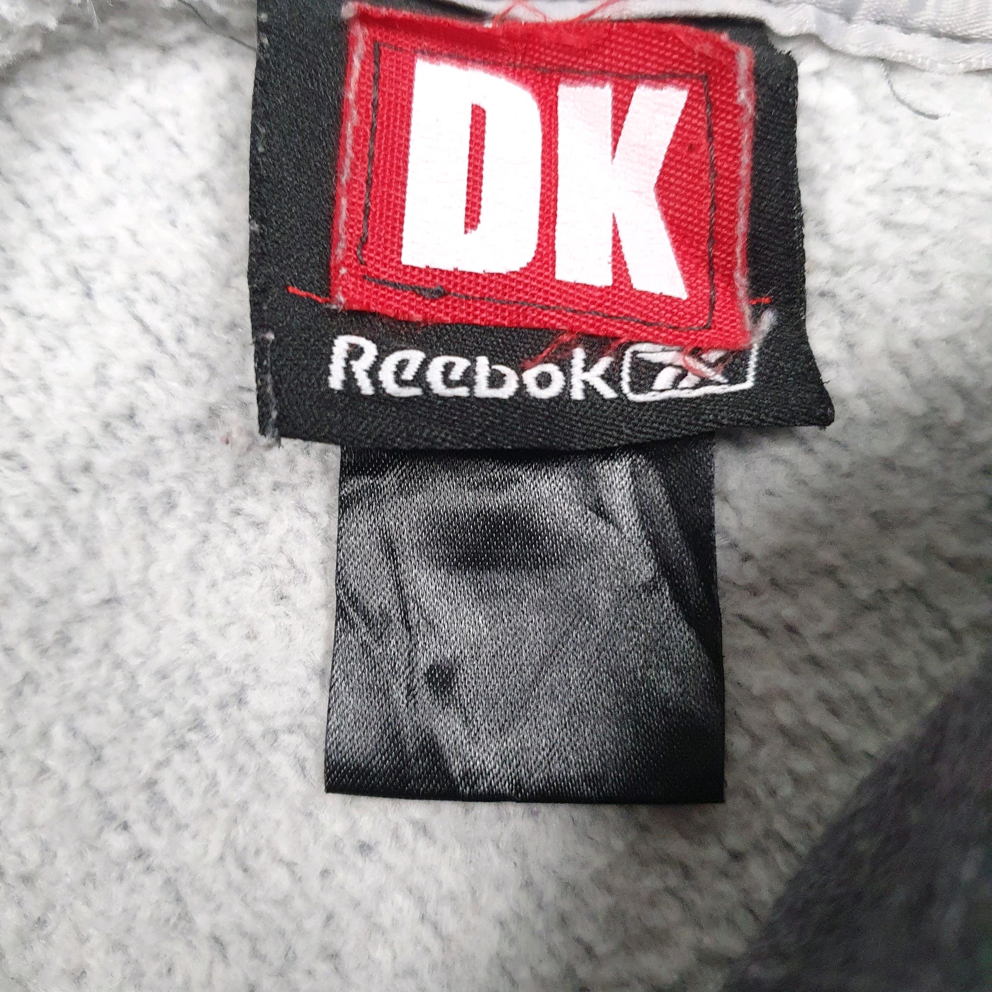 Mens Grey Reebok Baggy Calgary Stampedes Football Hoodie Jumper