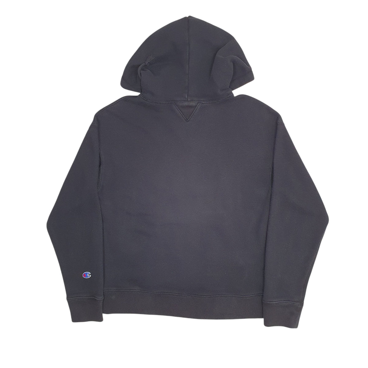 Womens Black Champion 100 Year Hoodie Jumper