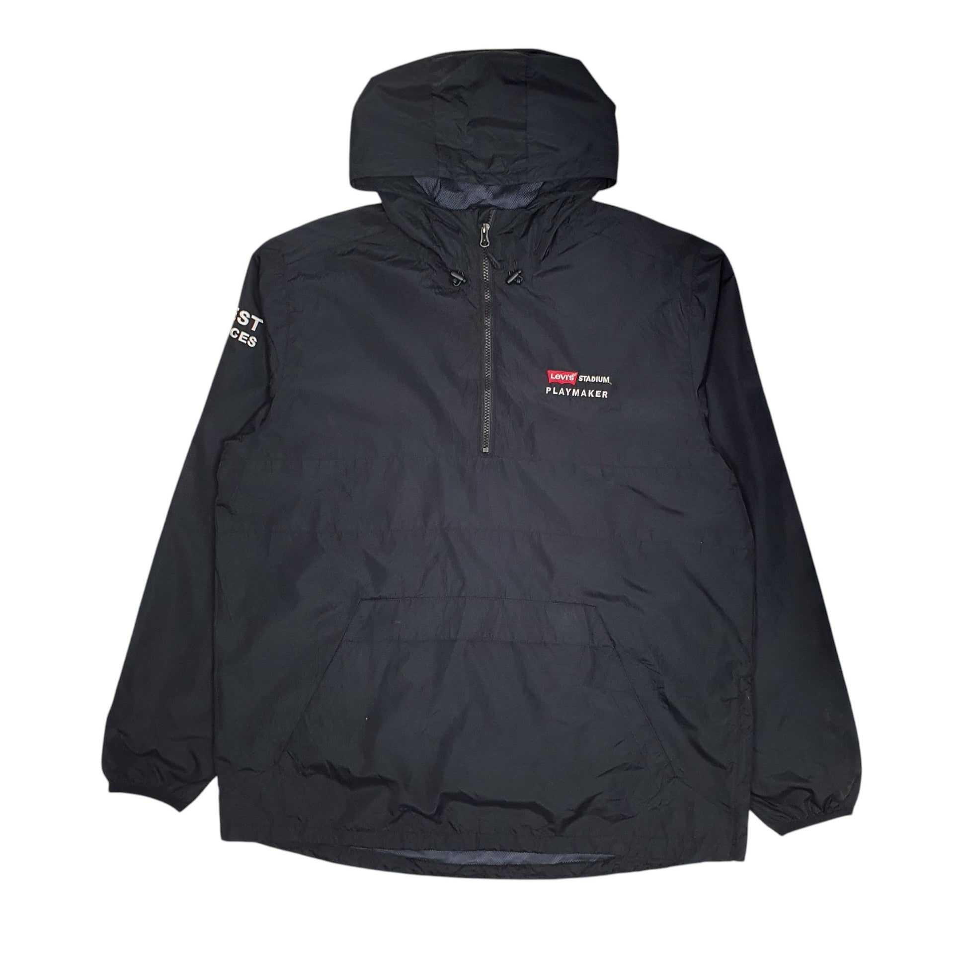 Mens Black Sport-Tek Levis Stadium Playmaker San Francisco 49ers NFL  Coat