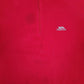 Mens Red Trespass  Quarter Zip Jumper