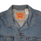 Mens Blue Levis Vintage 2000s Type 3 Trucker  Coat