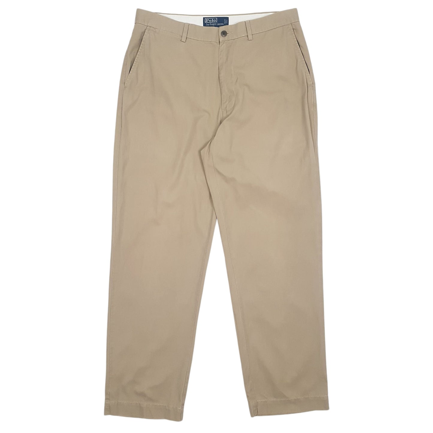 Mens Brown Polo Ralph Lauren Prospect Pant Vintage Chino Trousers