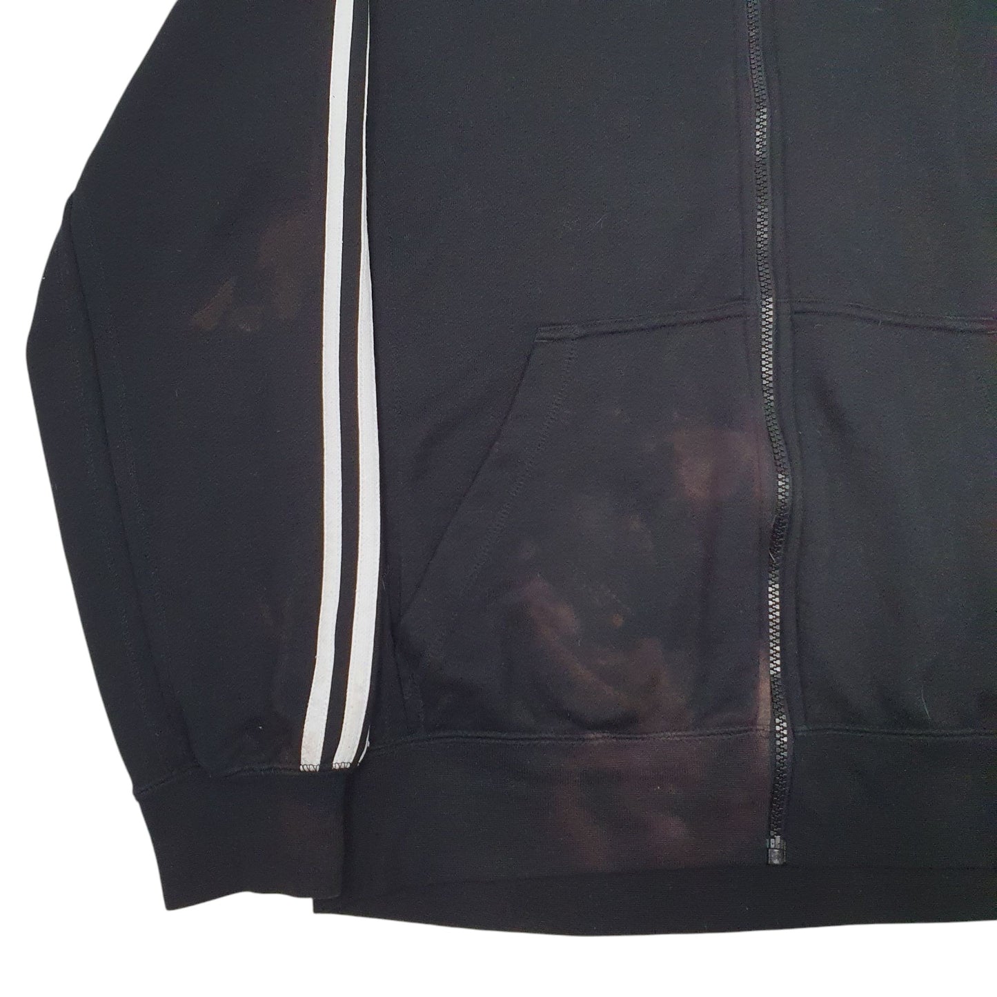 Mens Black Adidas Climalite Full Zip Jumper