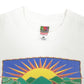 Mens White Fruit Of The Loom  Crewneck T Shirt