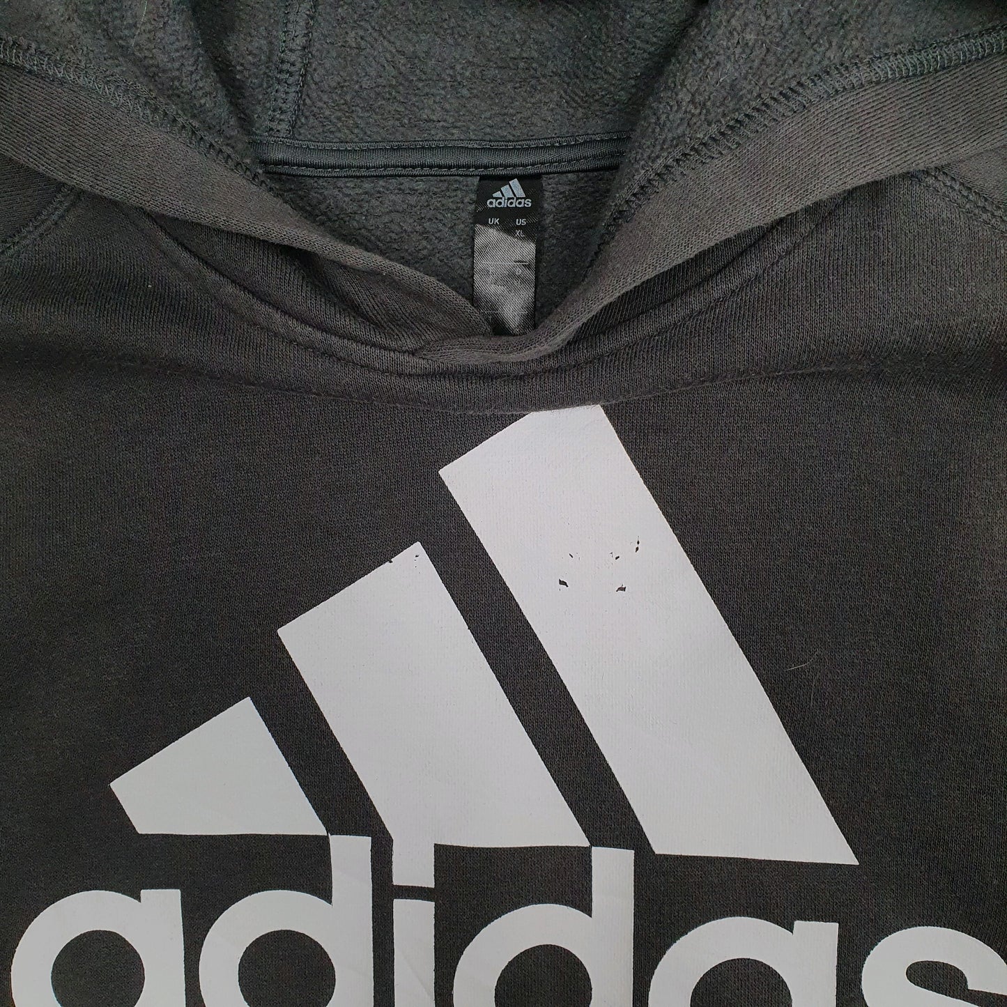 Mens Grey Adidas Lightweight. Hoodie Jumper