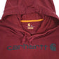 Mens Burgundy Carhartt  Hoodie Jumper