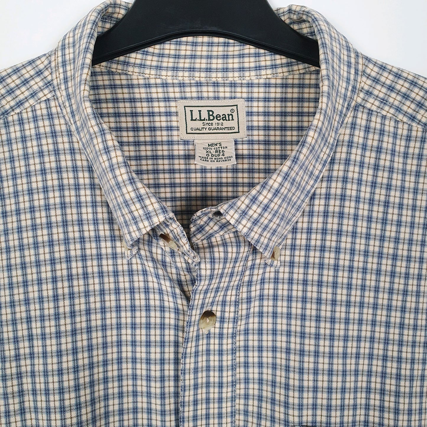 Mens Blue L.L.Bean   Shirt