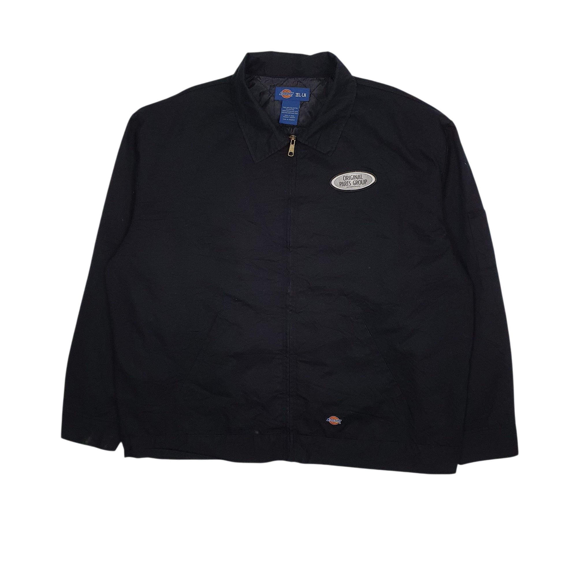 Mens Black Dickies Eisenhower Quilt Lined  Coat