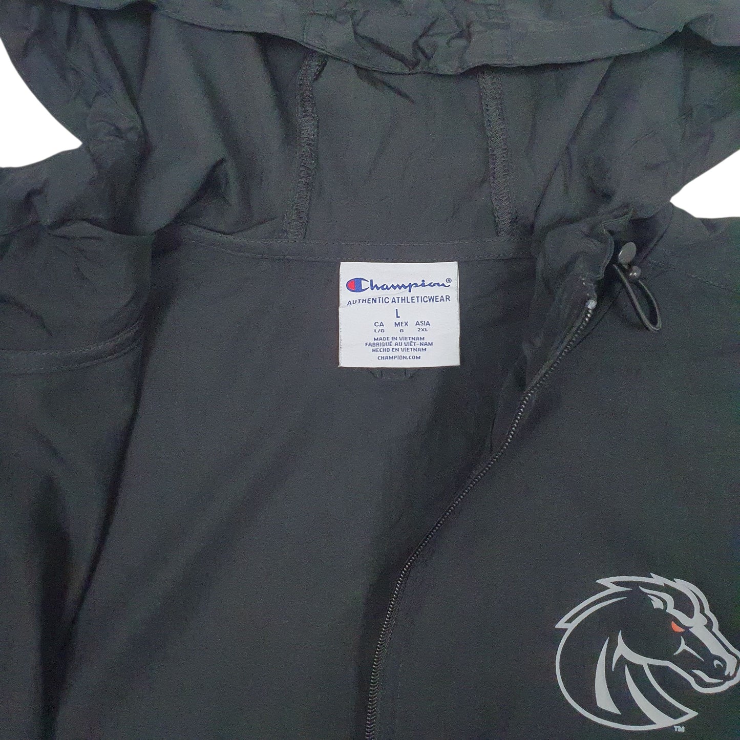 Mens Black Champion   Coat