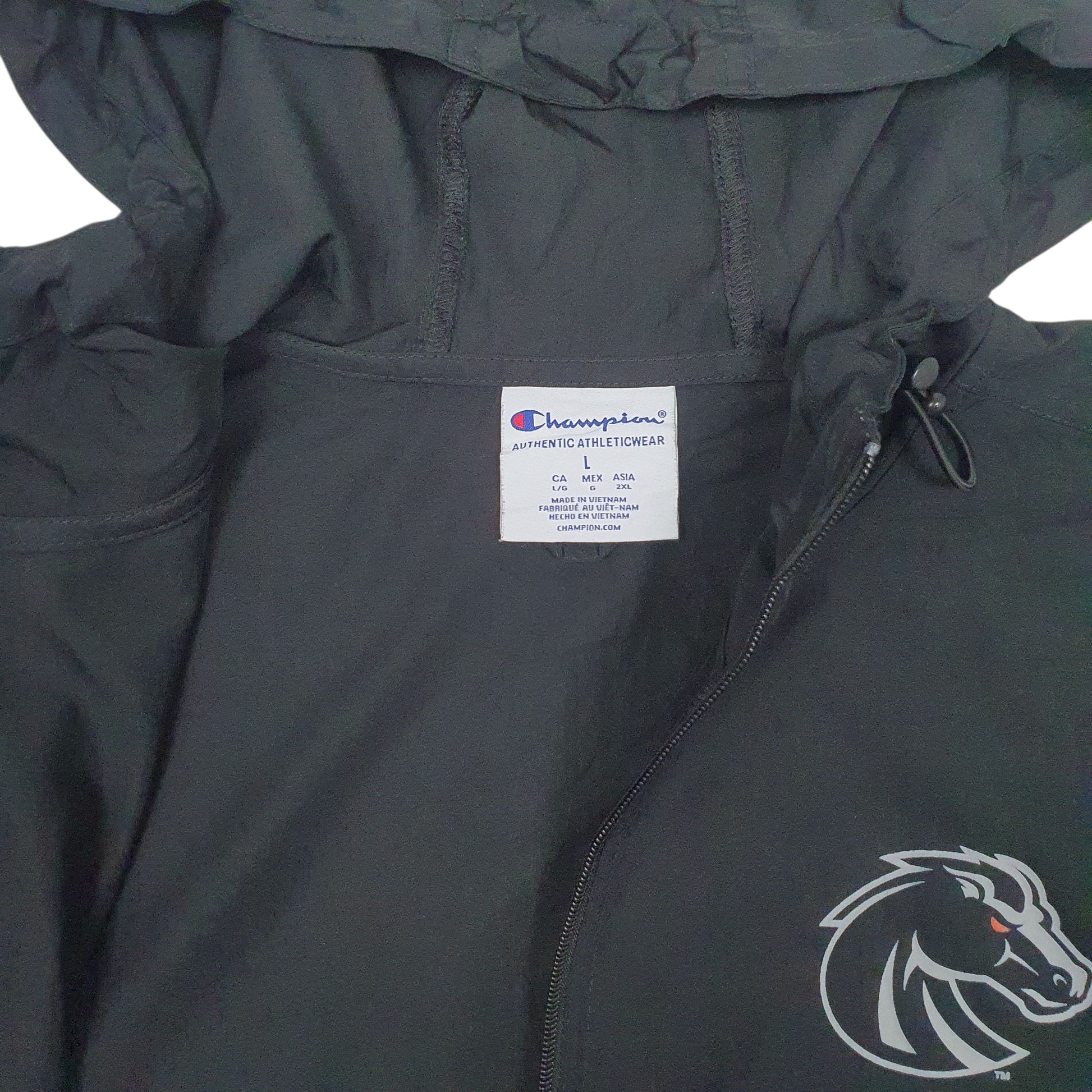 Mens Black Champion   Coat