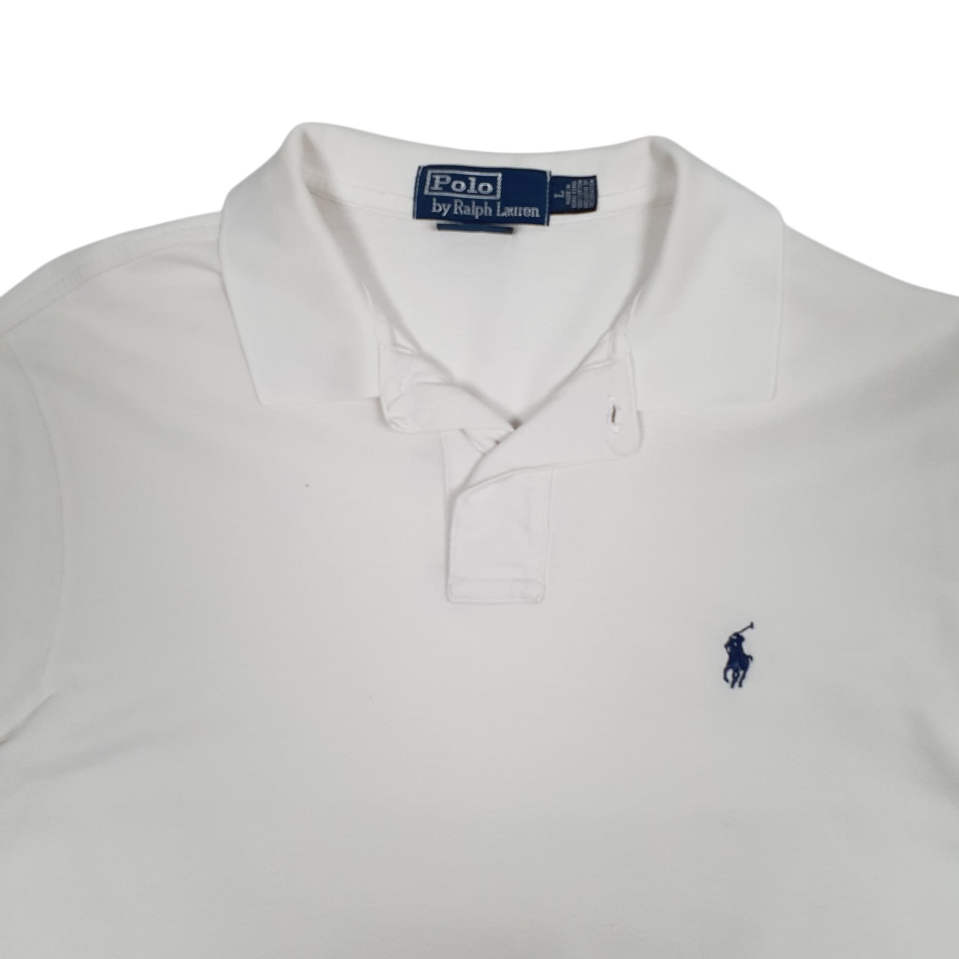 Mens White Polo Ralph Lauren   Polo Shirt