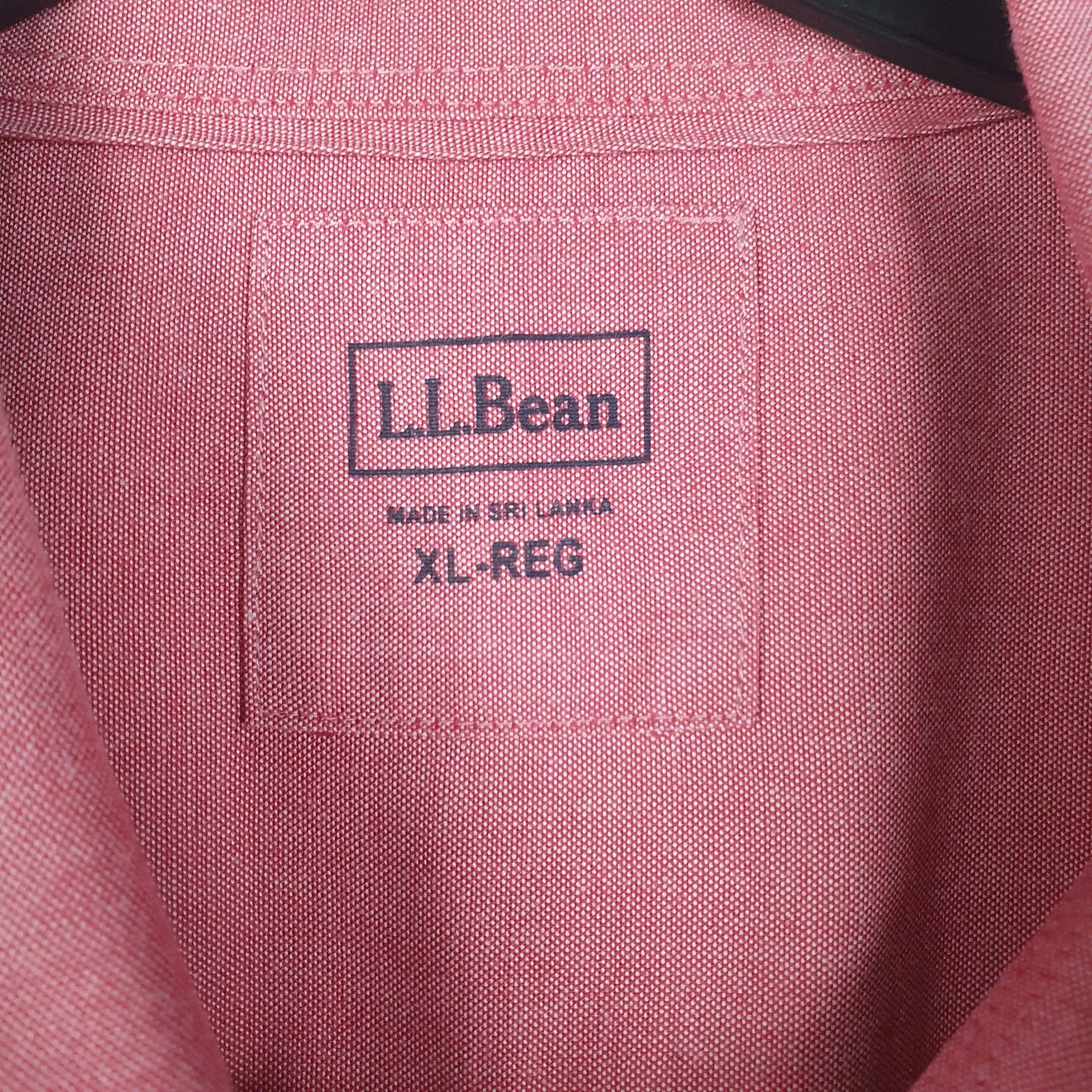 Mens Red L.L.Bean   Shirt