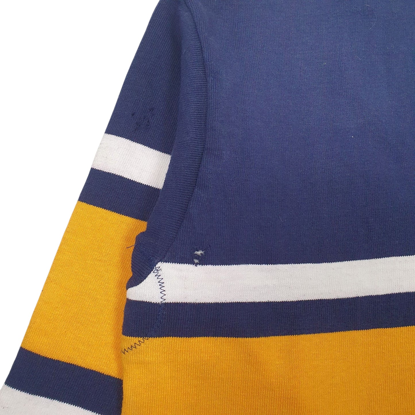 Mens Navy Barbarian Rugby Crewneck Polo Shirt