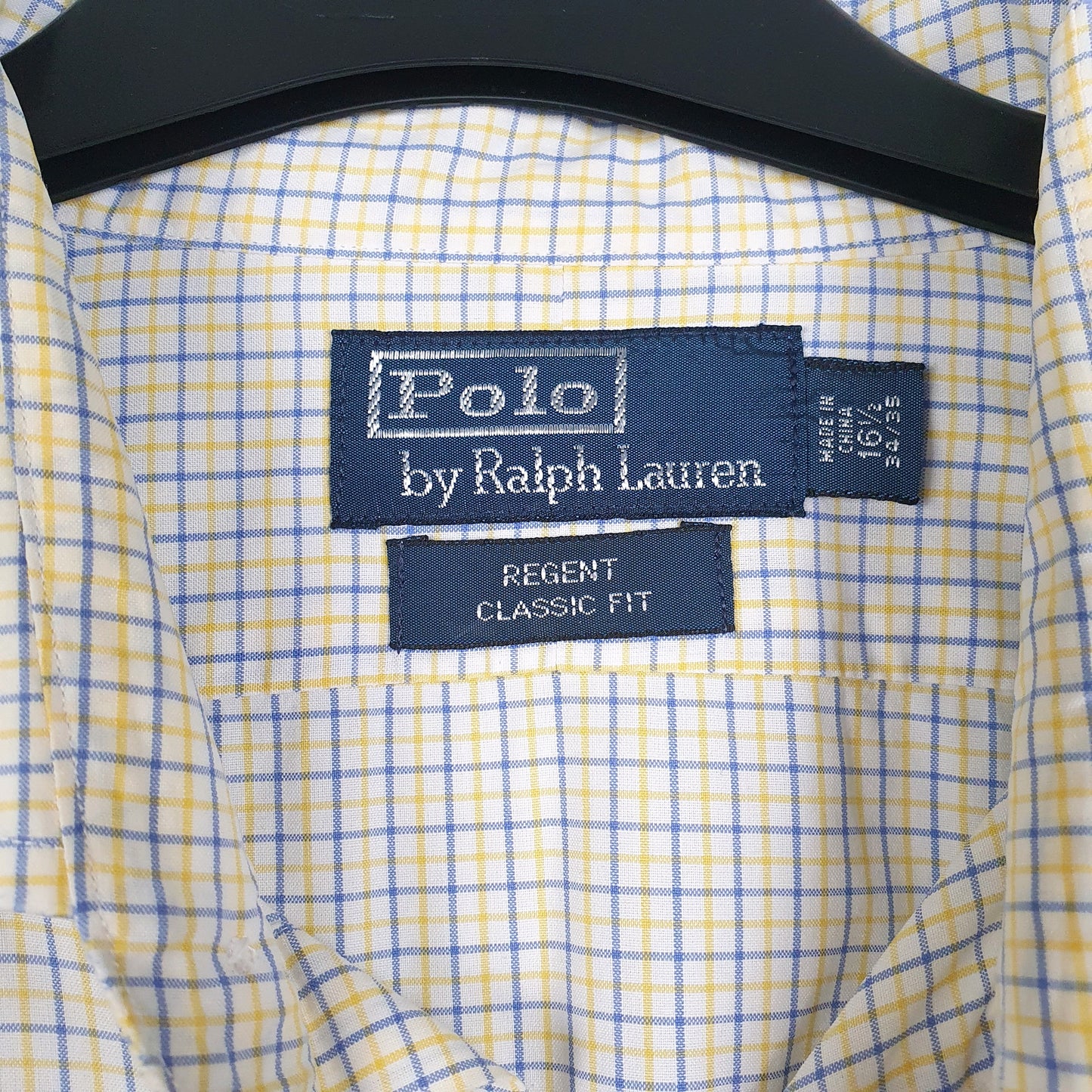 Mens Yellow Polo Ralph Lauren Regent  Shirt