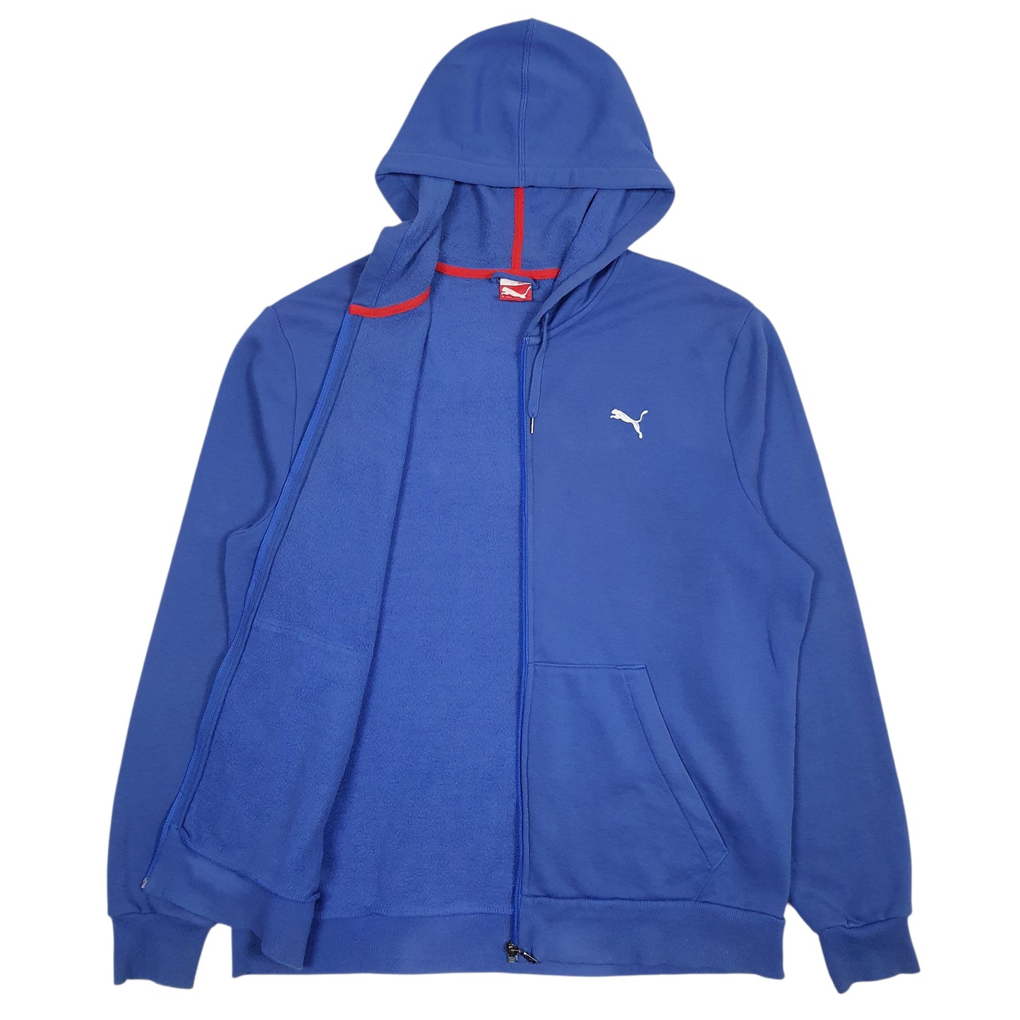 Mens Purple Puma  Full Zip Jumper