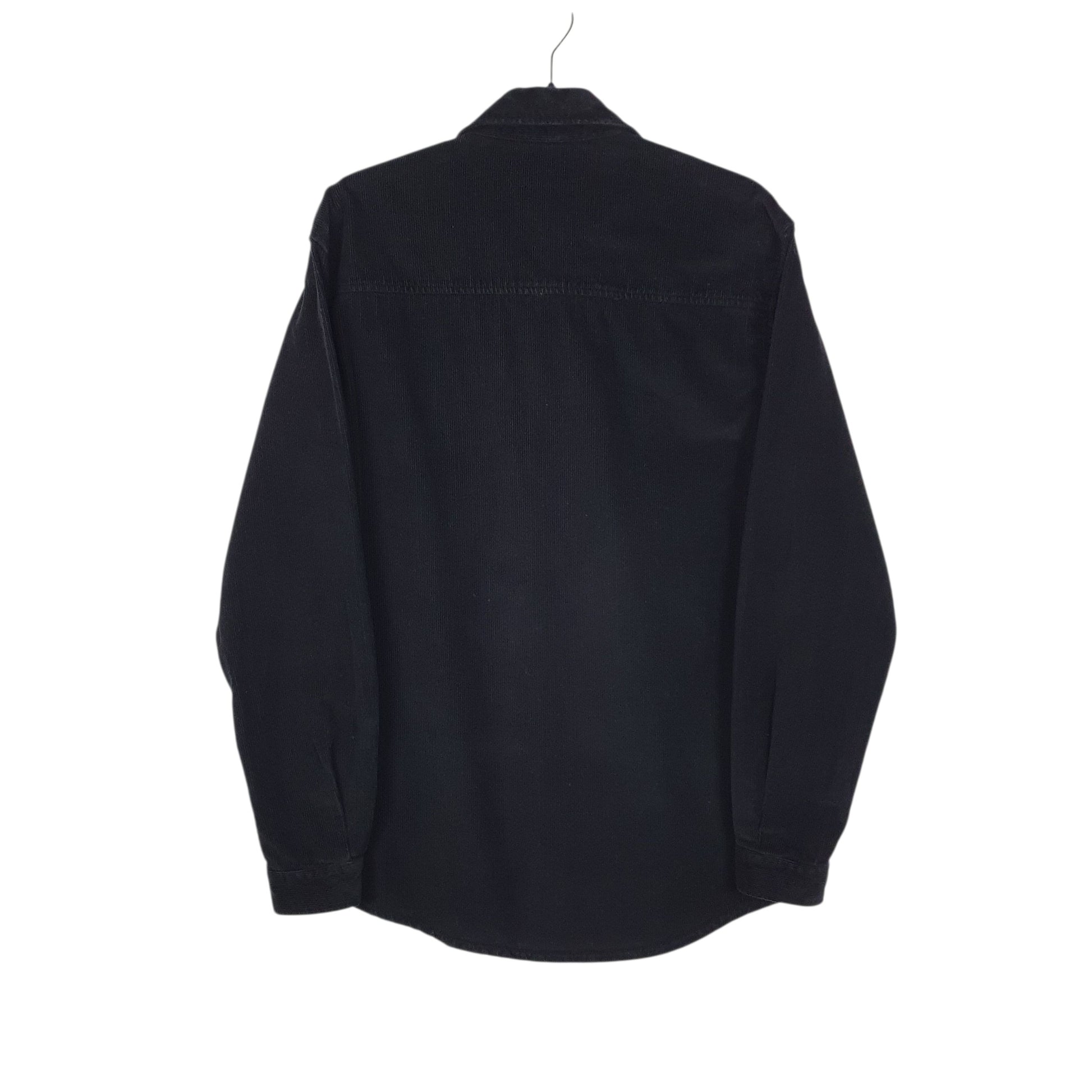 Mens Black Zara Corduroy  Shirt