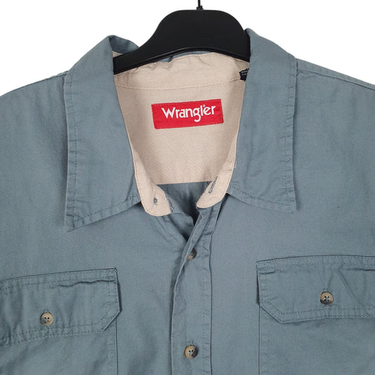 Mens Blue Wrangler   Shirt