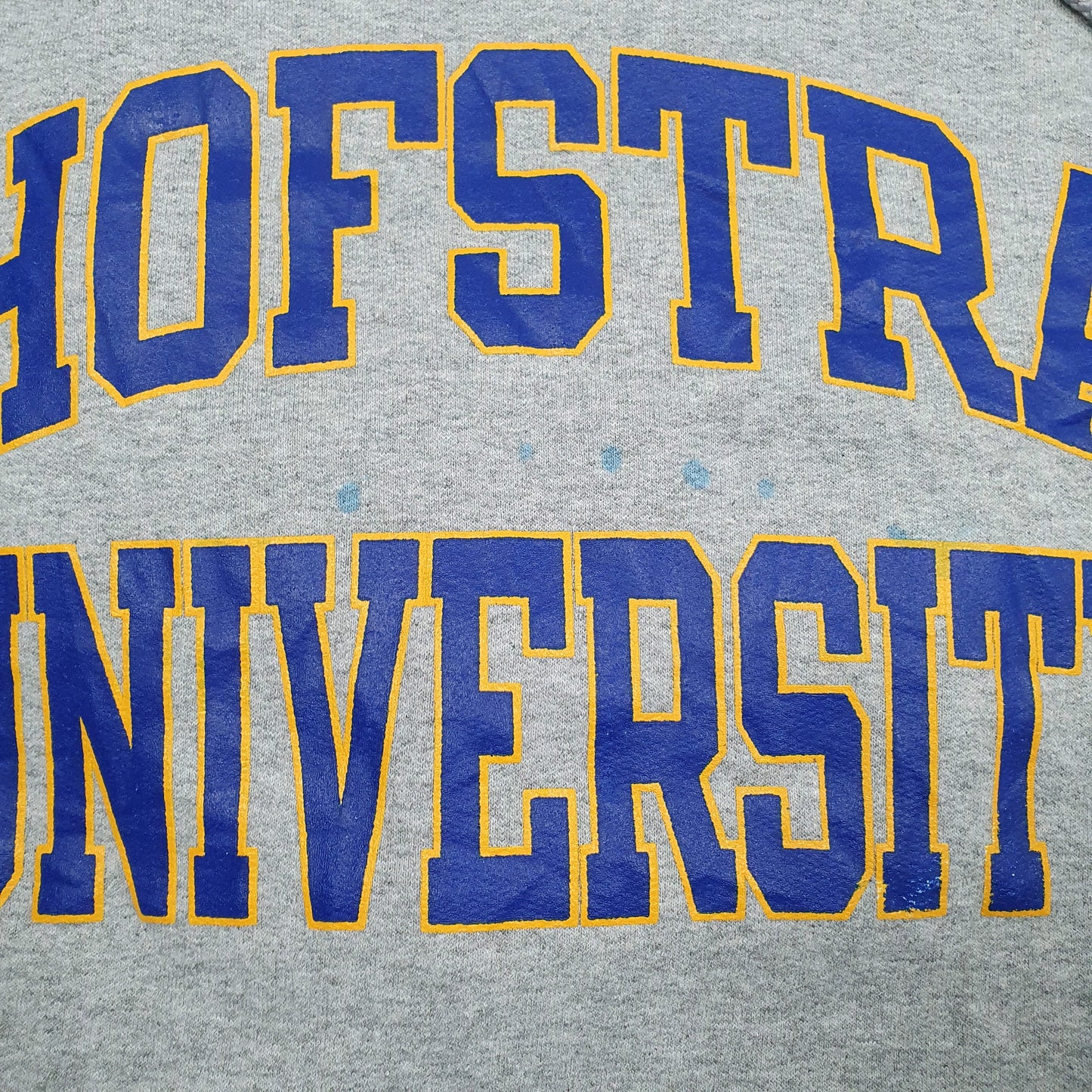 Mens Grey Champion Hofstra University Hoodie Jumper