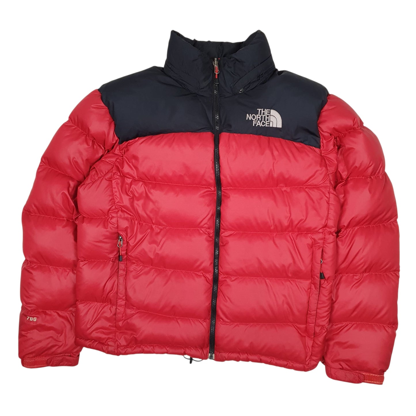Mens Red The North Face Nuptse  Coat