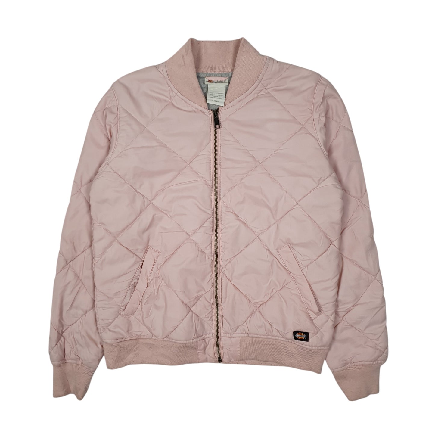 Womens Pink Dickies  Crewneck Coat