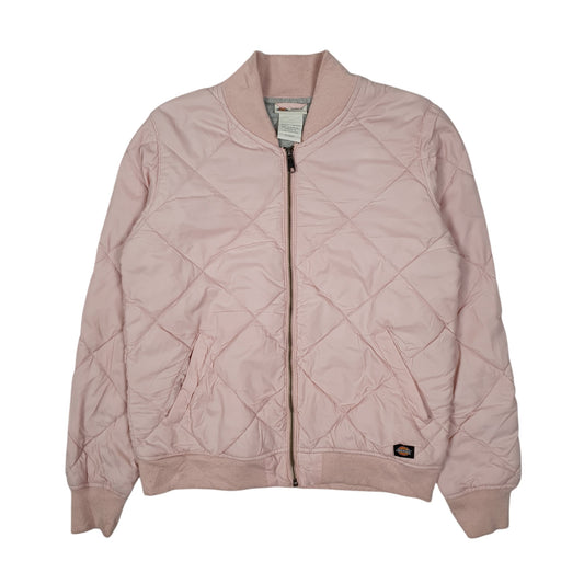 Womens Pink Dickies  Crewneck Coat
