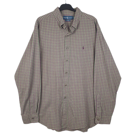 Mens Green Ralph Lauren  Long Sleeve Shirt
