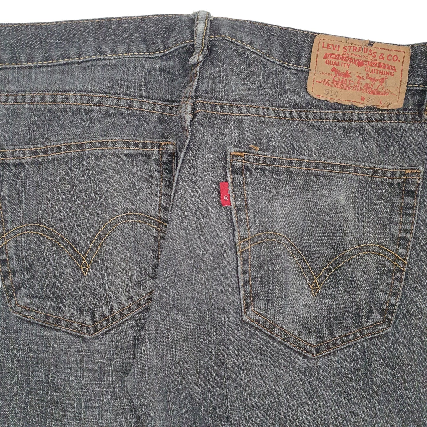 Mens Grey Levis   Jeans