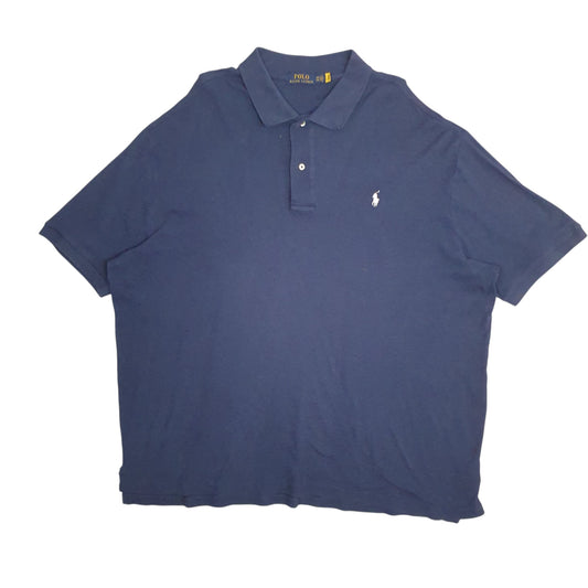 Mens Navy Polo Ralph Lauren Stretch Short Sleeve Polo Shirt