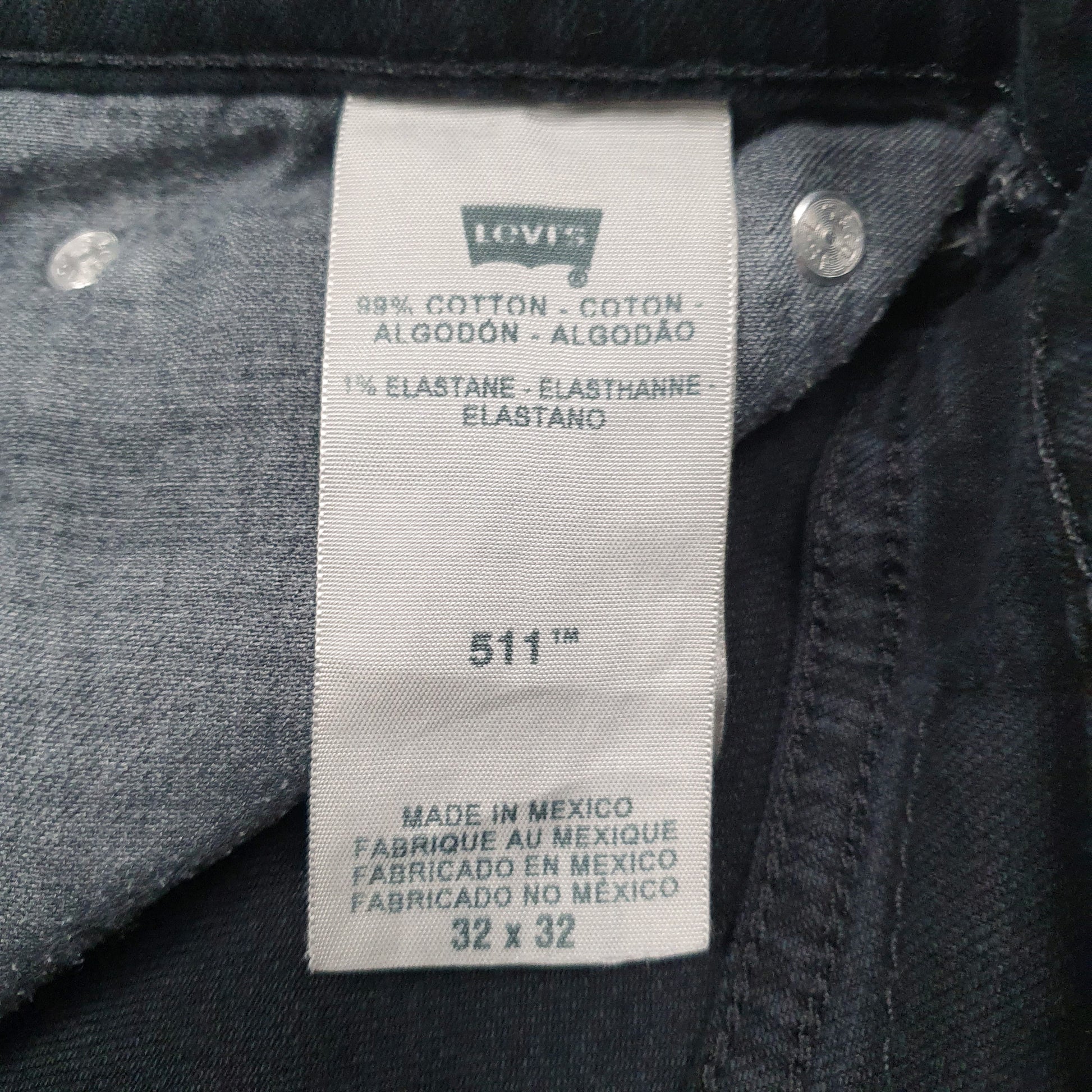 Mens Black Levis   Jeans
