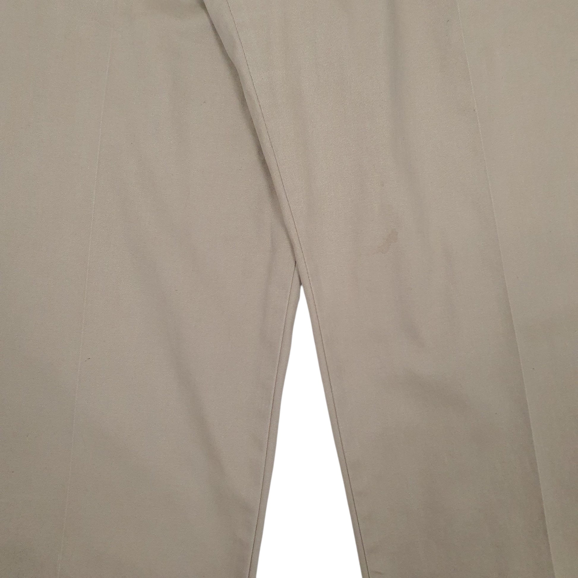 Mens Brown Dockers Pleated  Trousers