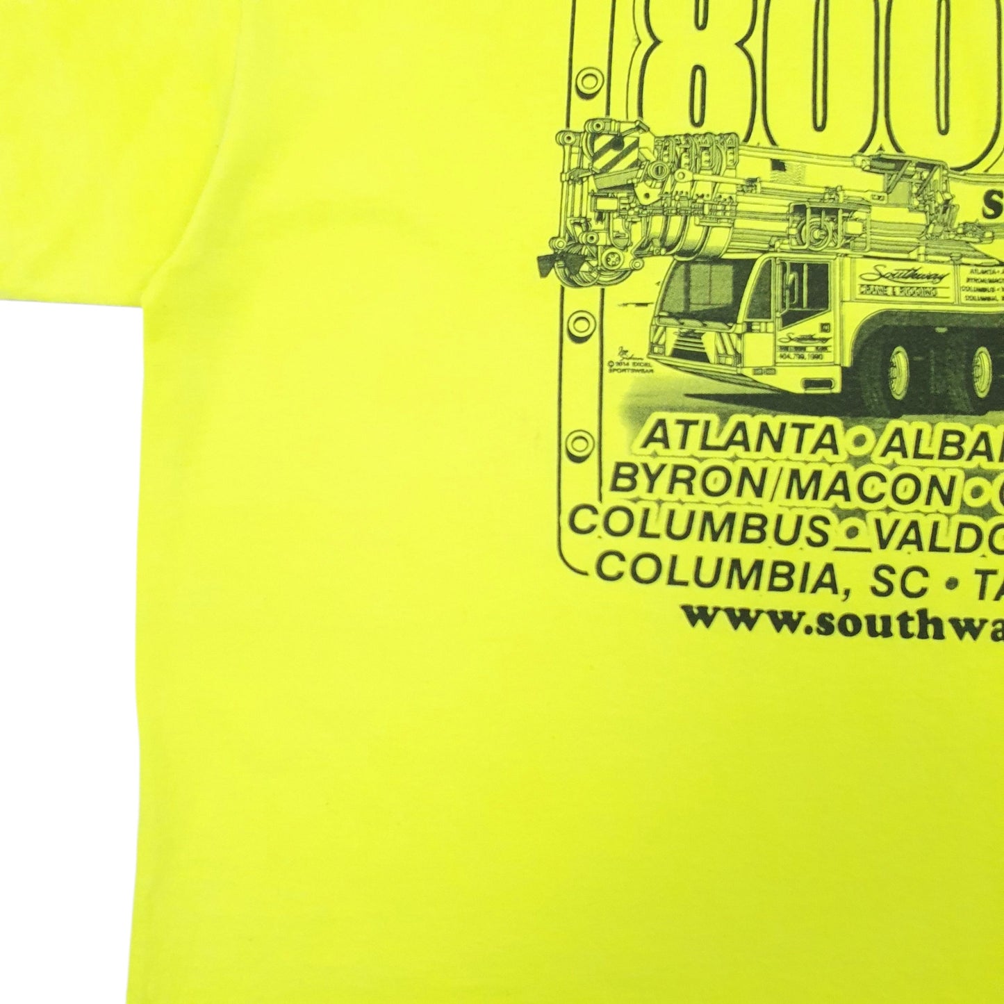 Mens Green Gildan   T Shirt