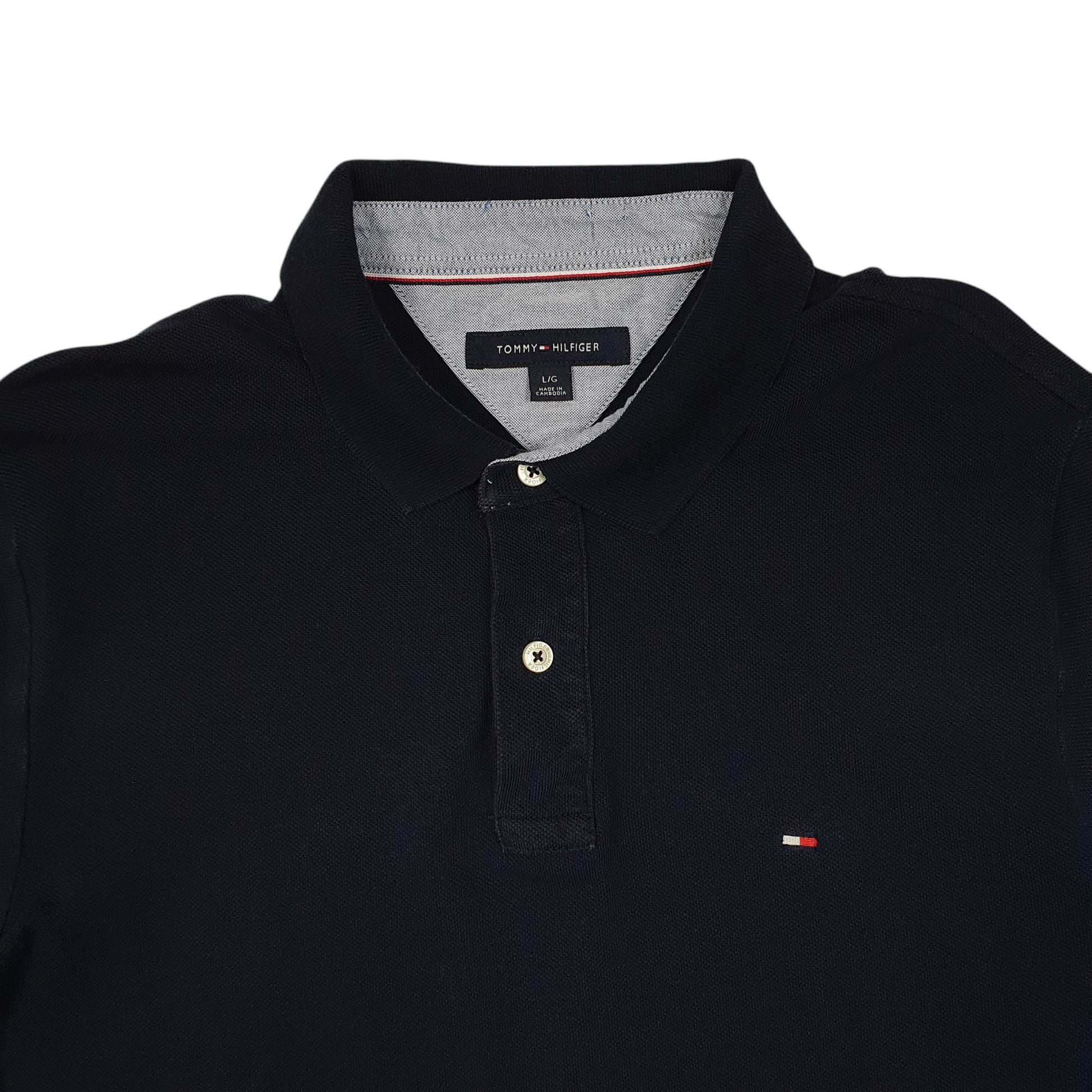 Mens Navy Tommy Hilfiger   Polo Shirt