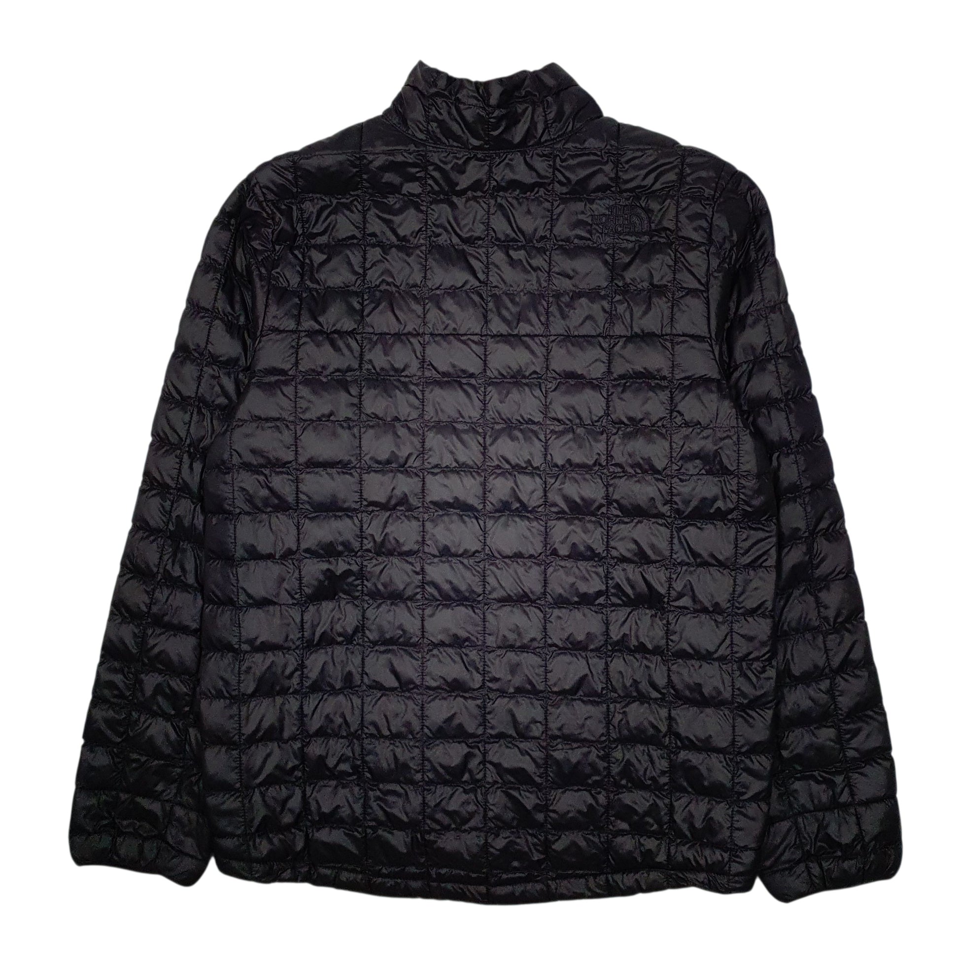 Womens Black The North Face Thermoball Lightweight Full Zip Coat