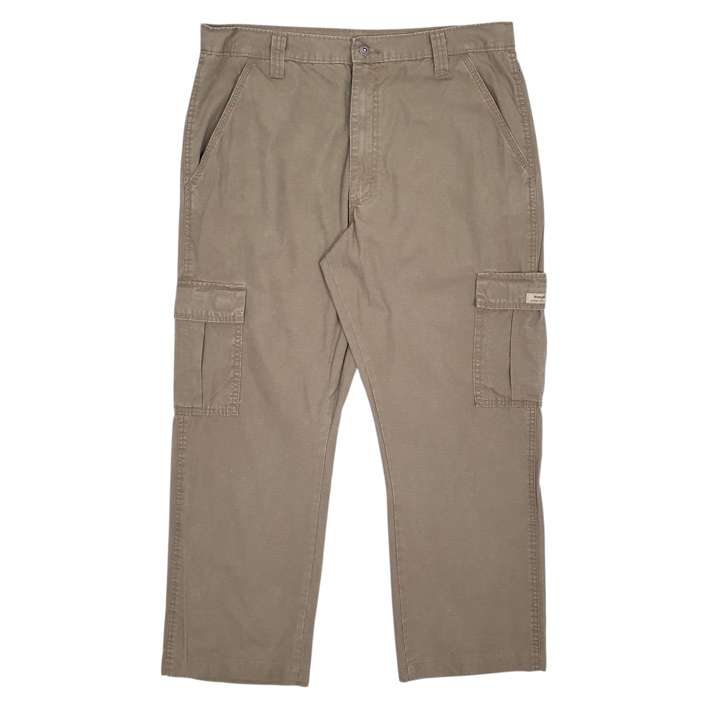 Mens Brown Wrangler  Cargo Trousers