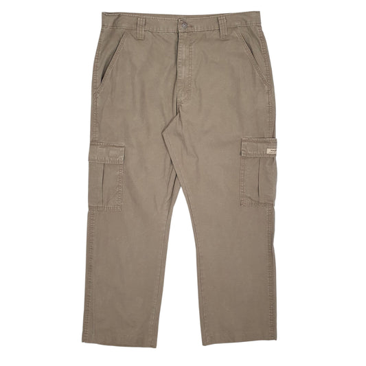 Mens Brown Wrangler  Cargo Trousers