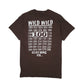 Mens Brown Wild Wild  Hoodie T Shirt