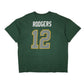 Mens Green NFL Green Bay Packers Rodgers  T Shirt