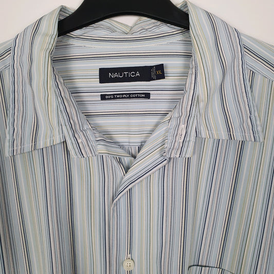 Mens Blue Nautica   Shirt