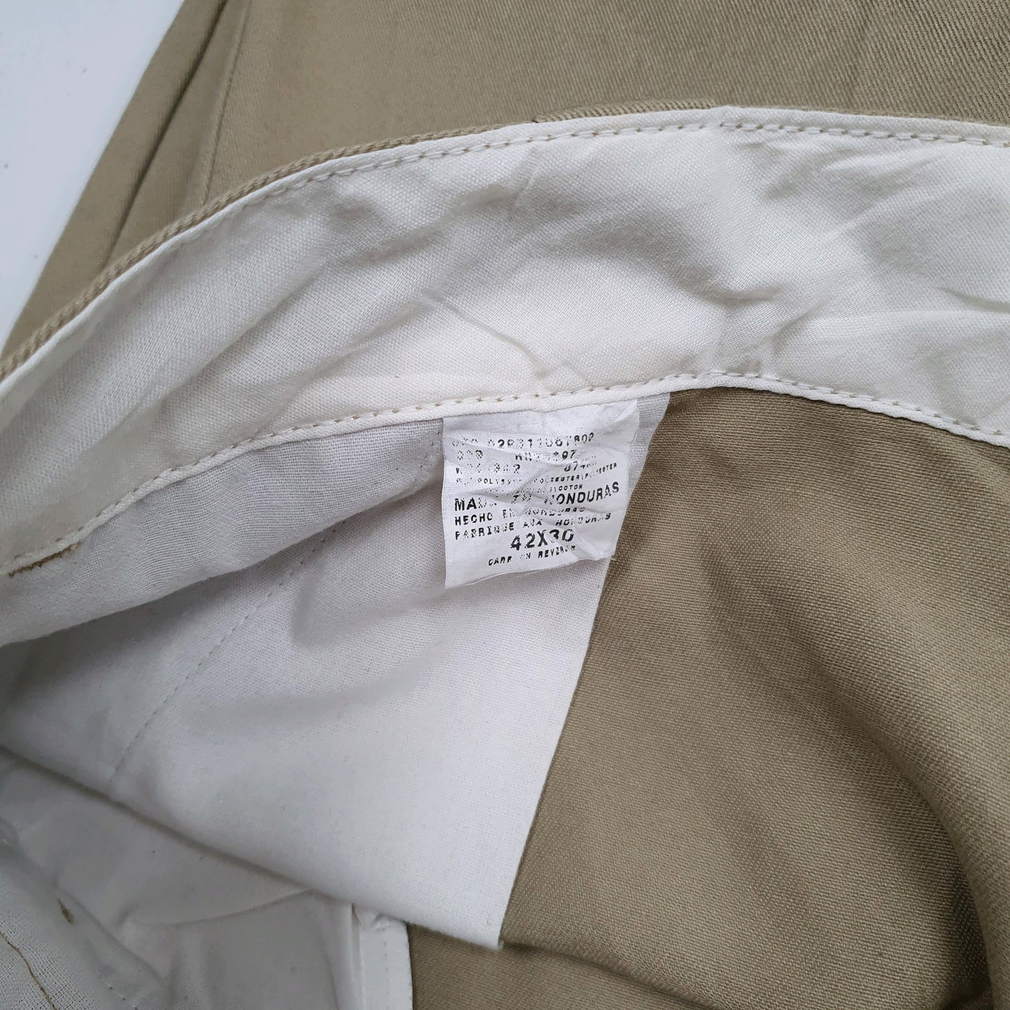 Mens Beige Dickies Workwear  Trousers