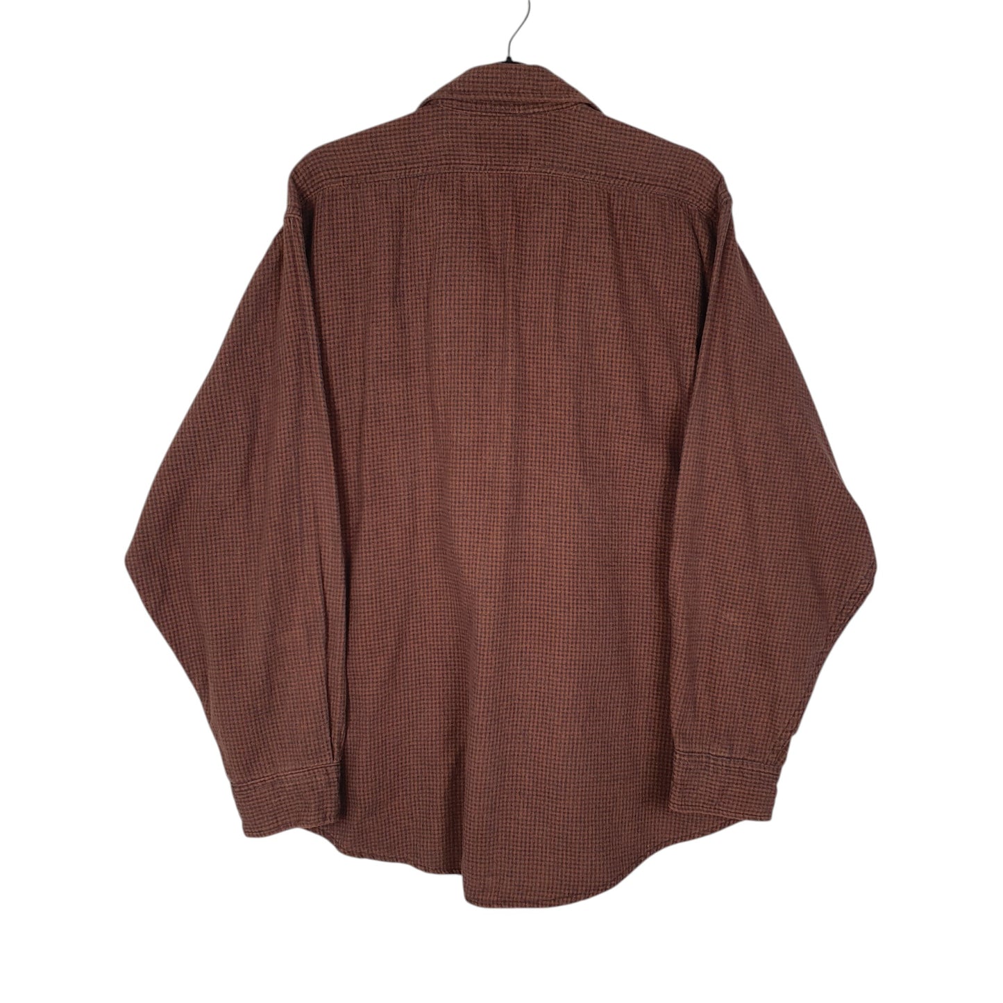 Mens Burgundy L.L.Bean Vintage 90s Made In USA  Shirt