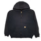 Mens Navy Carhartt Hoodie Full Zip Jumper