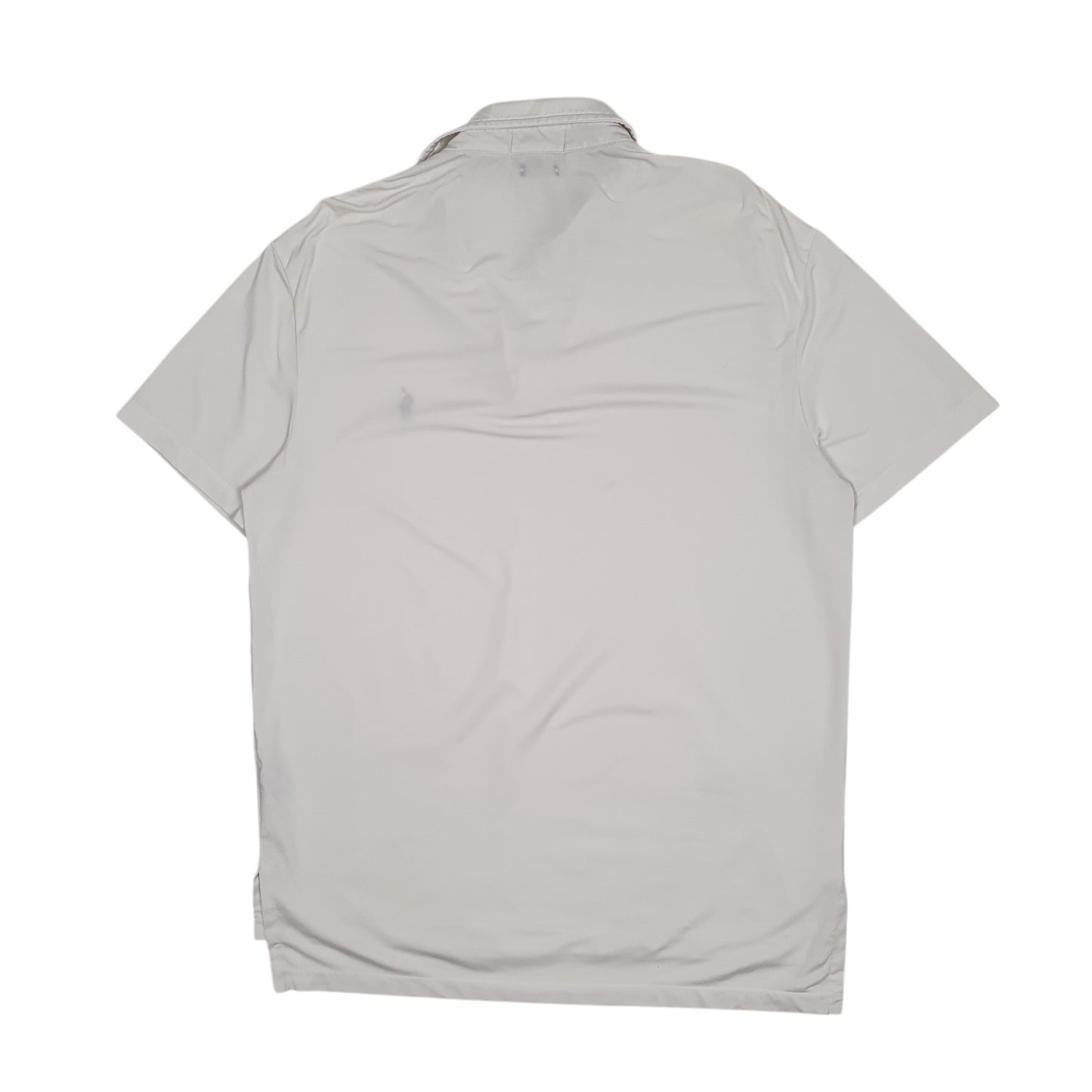 Mens White Polo Ralph Lauren Performance  Polo Shirt