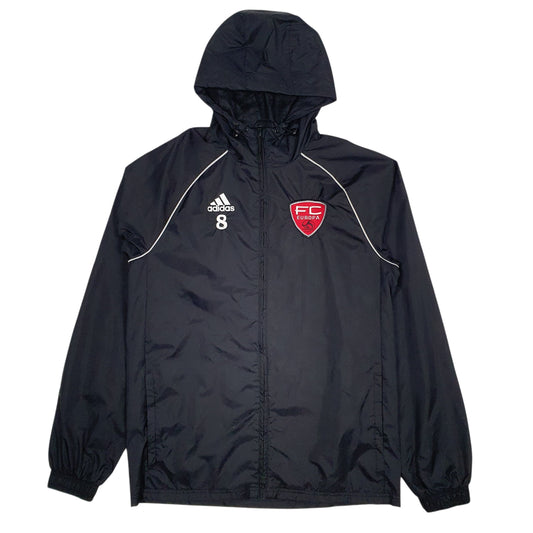 Mens Black Adidas FC Europa  Coat